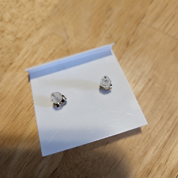 CHANEL Gold Round Logo Stud Earrings - Picture 3 of 3